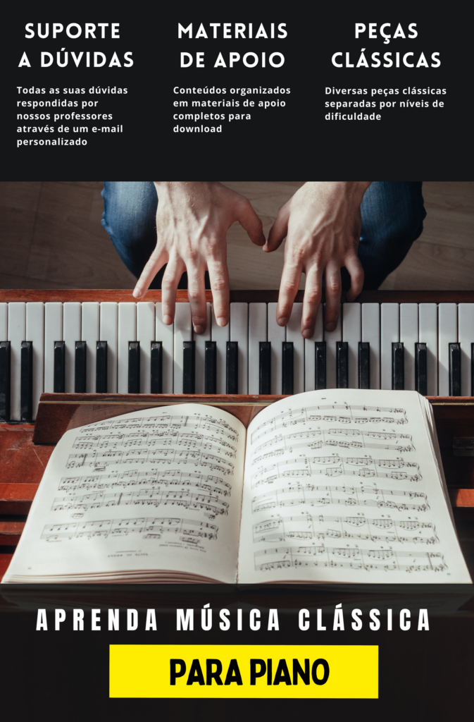 Aprenda música clássica para piano