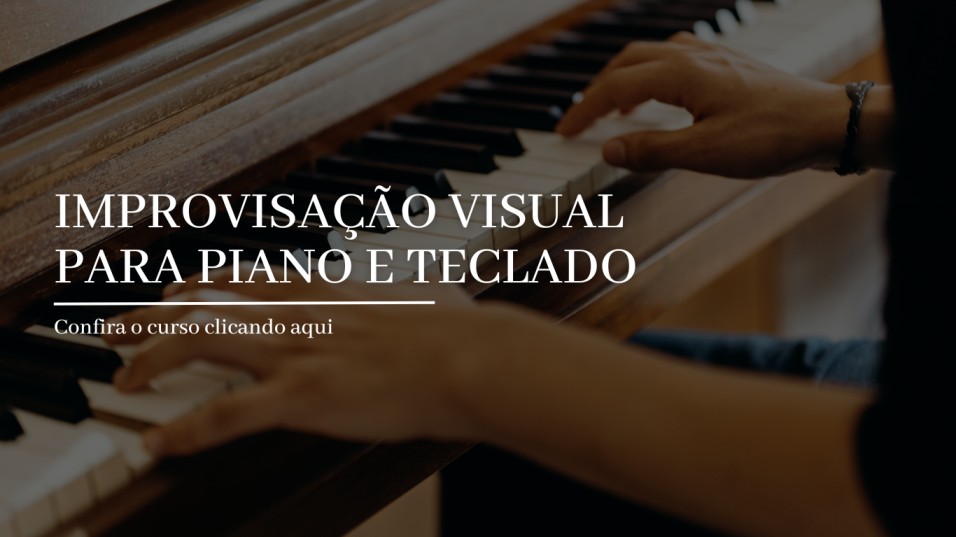 Improvisação visual para piano e teclado