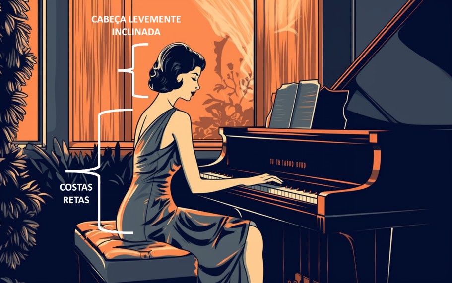 postura no piano