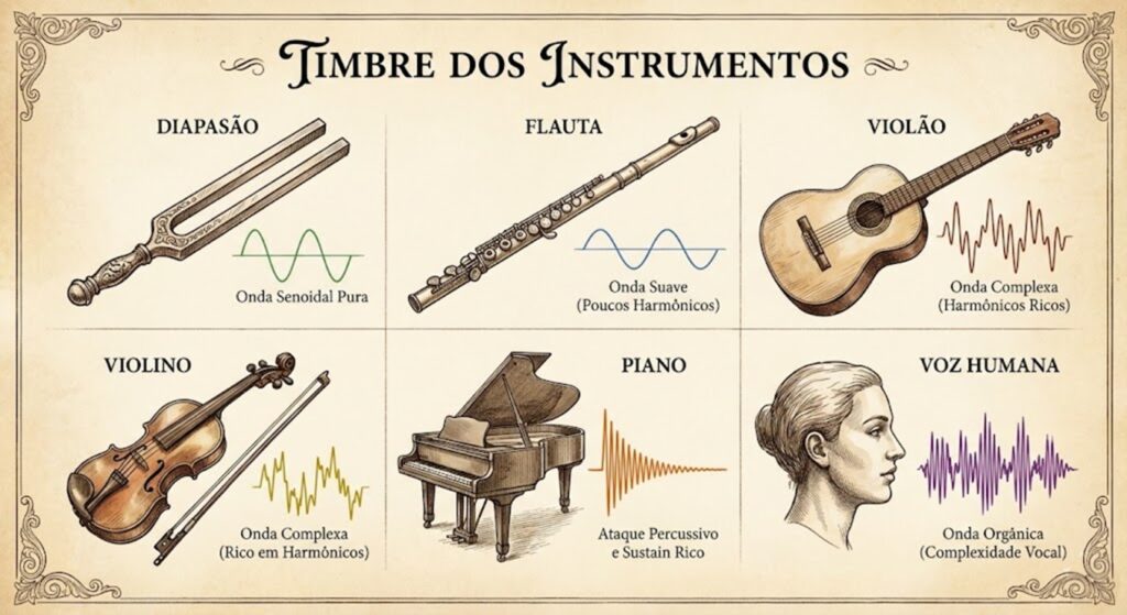 timbre dos instrumentos